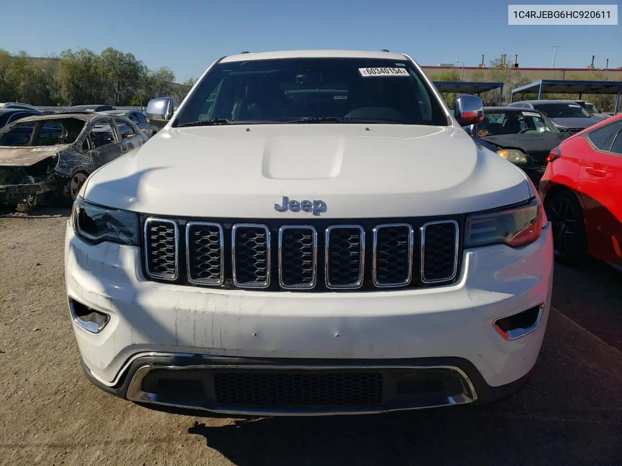 2017 Jeep Grand Cherokee Limited VIN: 1C4RJEBG6HC920611 Lot: 60340154