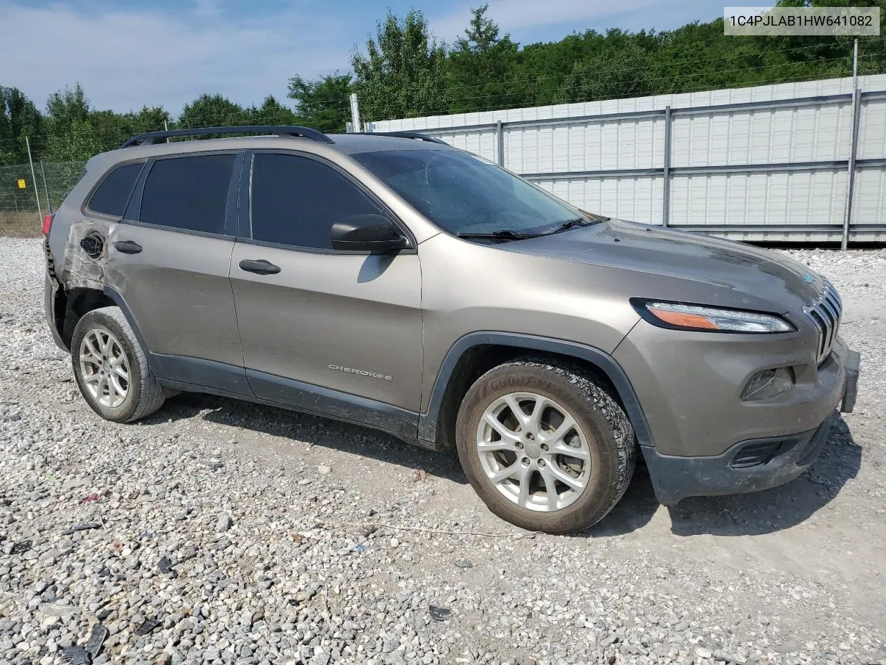 2017 Jeep Cherokee Sport VIN: 1C4PJLAB1HW641082 Lot: 61058174