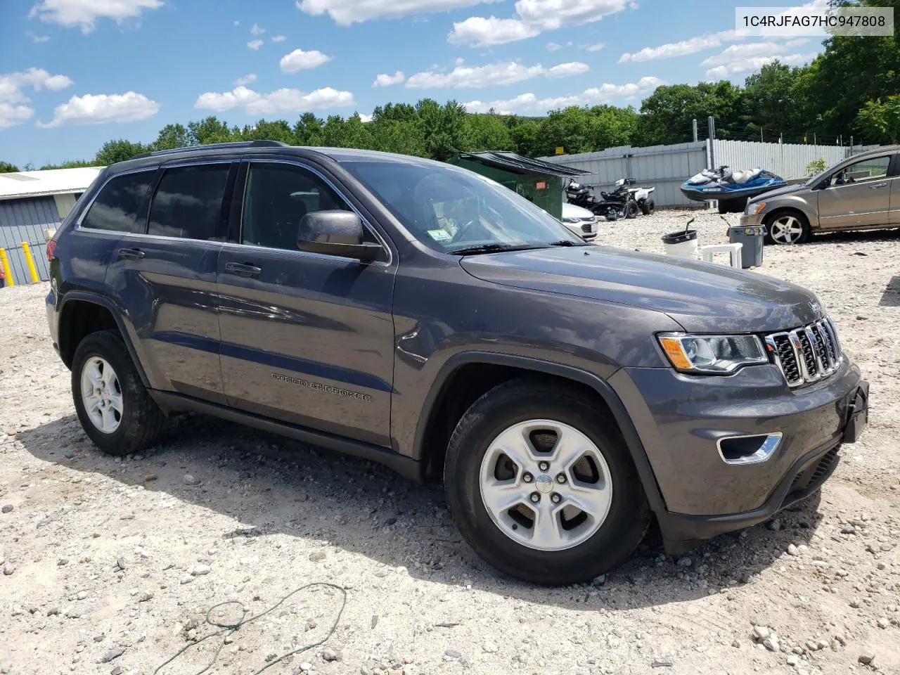 2017 Jeep Grand Cherokee Laredo VIN: 1C4RJFAG7HC947808 Lot: 61078624