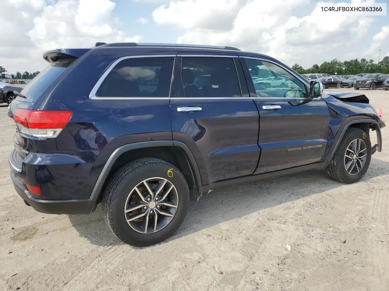 2017 Jeep Grand Cherokee Limited VIN: 1C4RJFBGXHC863366 Lot: 61297974