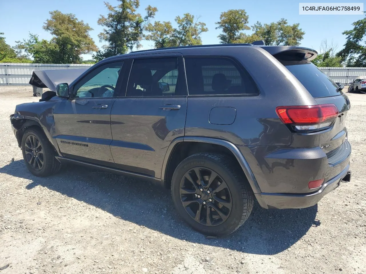 2017 Jeep Grand Cherokee Laredo VIN: 1C4RJFAG6HC758499 Lot: 61318494