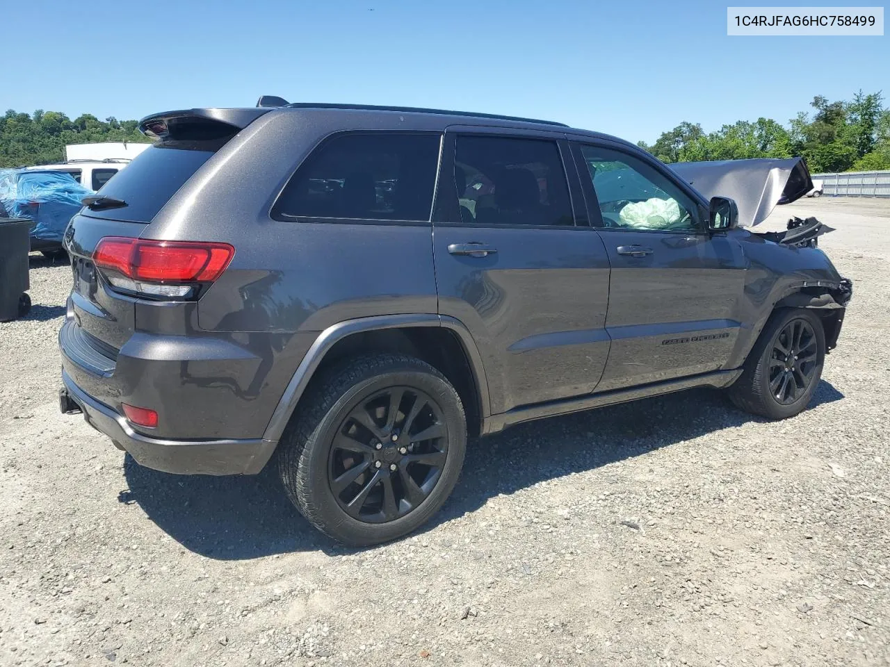 2017 Jeep Grand Cherokee Laredo VIN: 1C4RJFAG6HC758499 Lot: 61318494