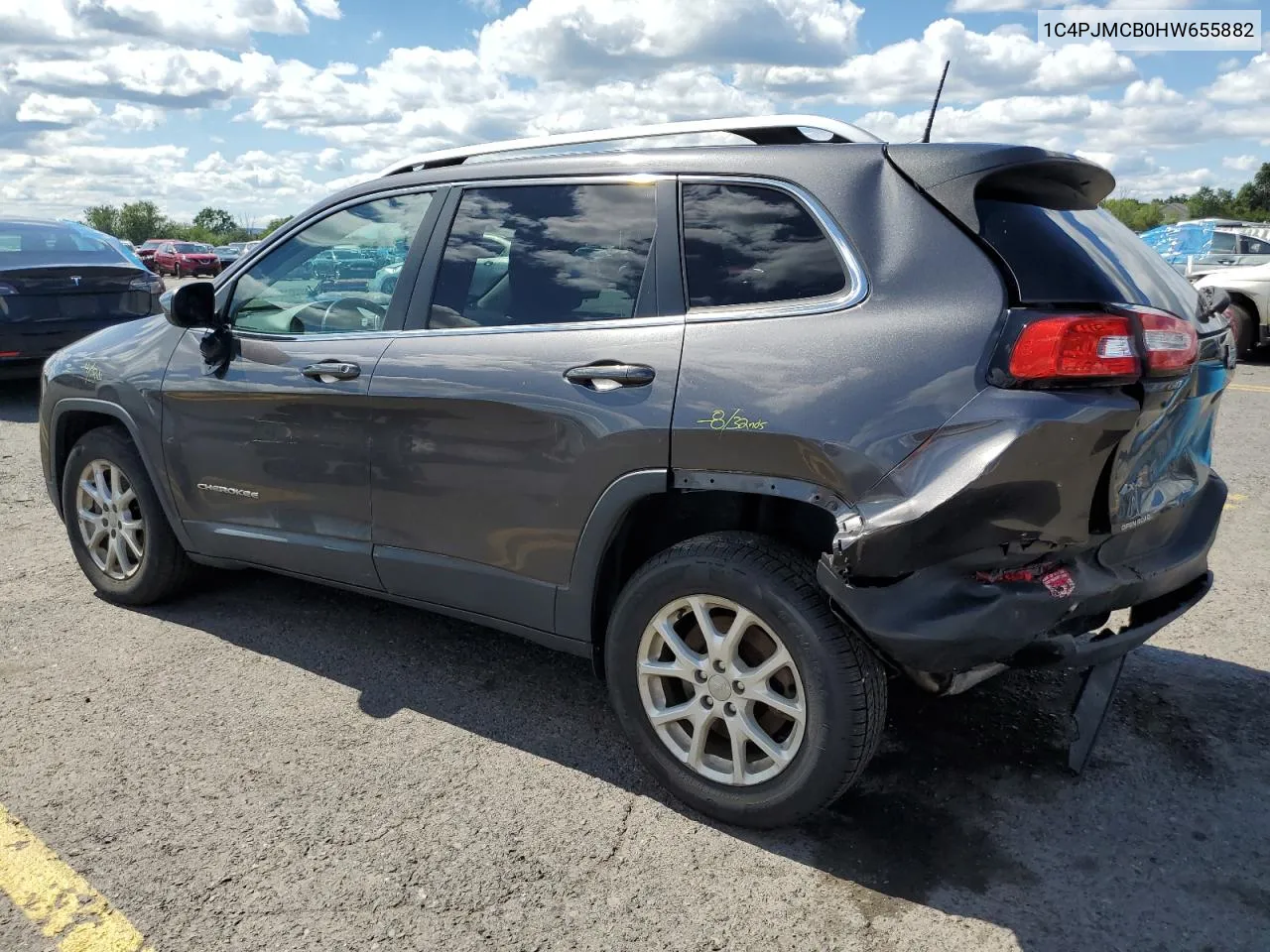 2017 Jeep Cherokee Latitude VIN: 1C4PJMCB0HW655882 Lot: 61477194