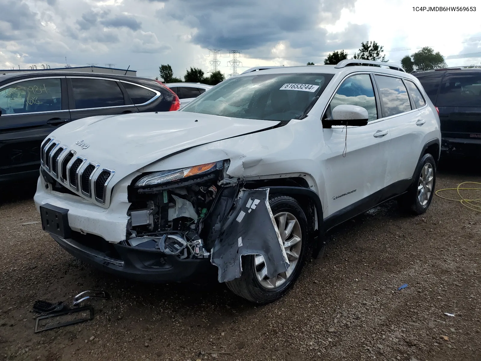 1C4PJMDB6HW569653 2017 Jeep Cherokee Limited