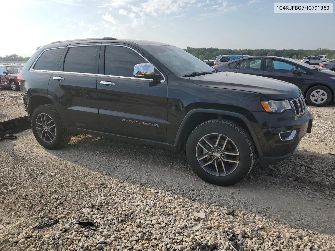 2017 Jeep Grand Cherokee Limited VIN: 1C4RJFBG7HC791350 Lot: 62463144