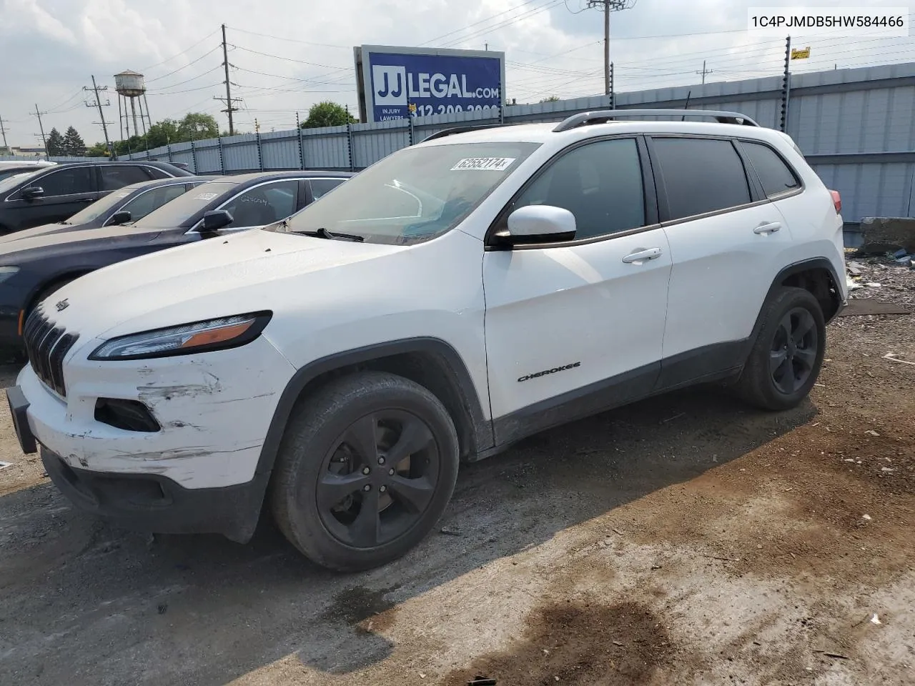 2017 Jeep Cherokee Limited VIN: 1C4PJMDB5HW584466 Lot: 62552174