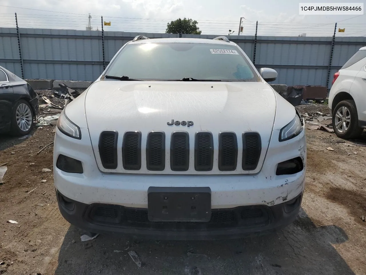 2017 Jeep Cherokee Limited VIN: 1C4PJMDB5HW584466 Lot: 62552174