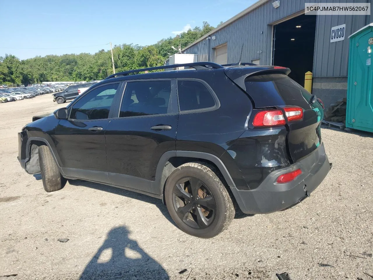 2017 Jeep Cherokee Sport VIN: 1C4PJMAB7HW562067 Lot: 62615594