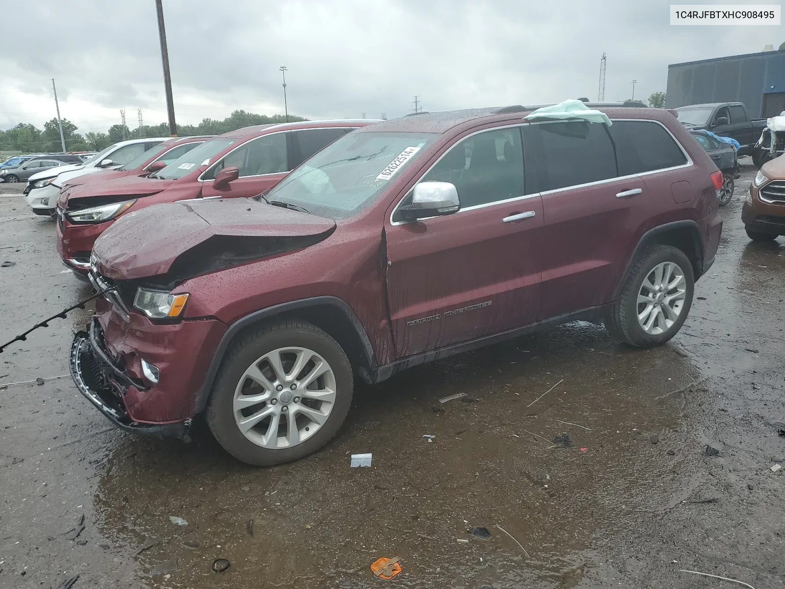 2017 Jeep Grand Cherokee Limited VIN: 1C4RJFBTXHC908495 Lot: 62622514