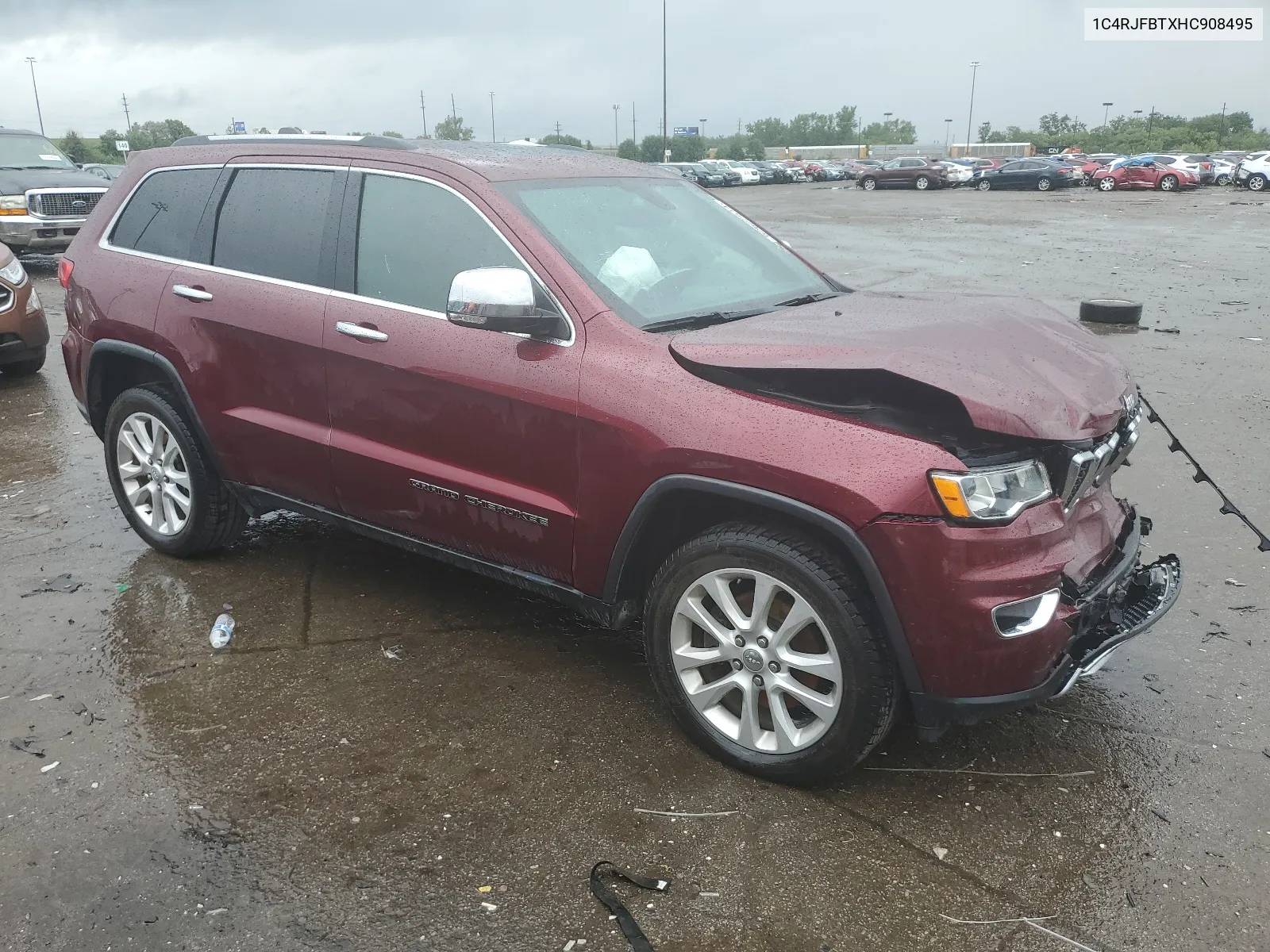 2017 Jeep Grand Cherokee Limited VIN: 1C4RJFBTXHC908495 Lot: 62622514