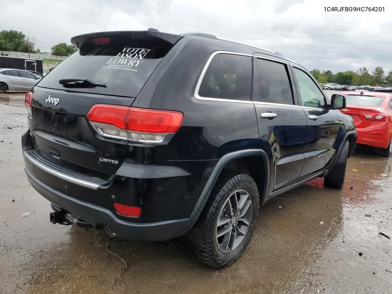 2017 Jeep Grand Cherokee Limited VIN: 1C4RJFBG9HC764201 Lot: 62726314