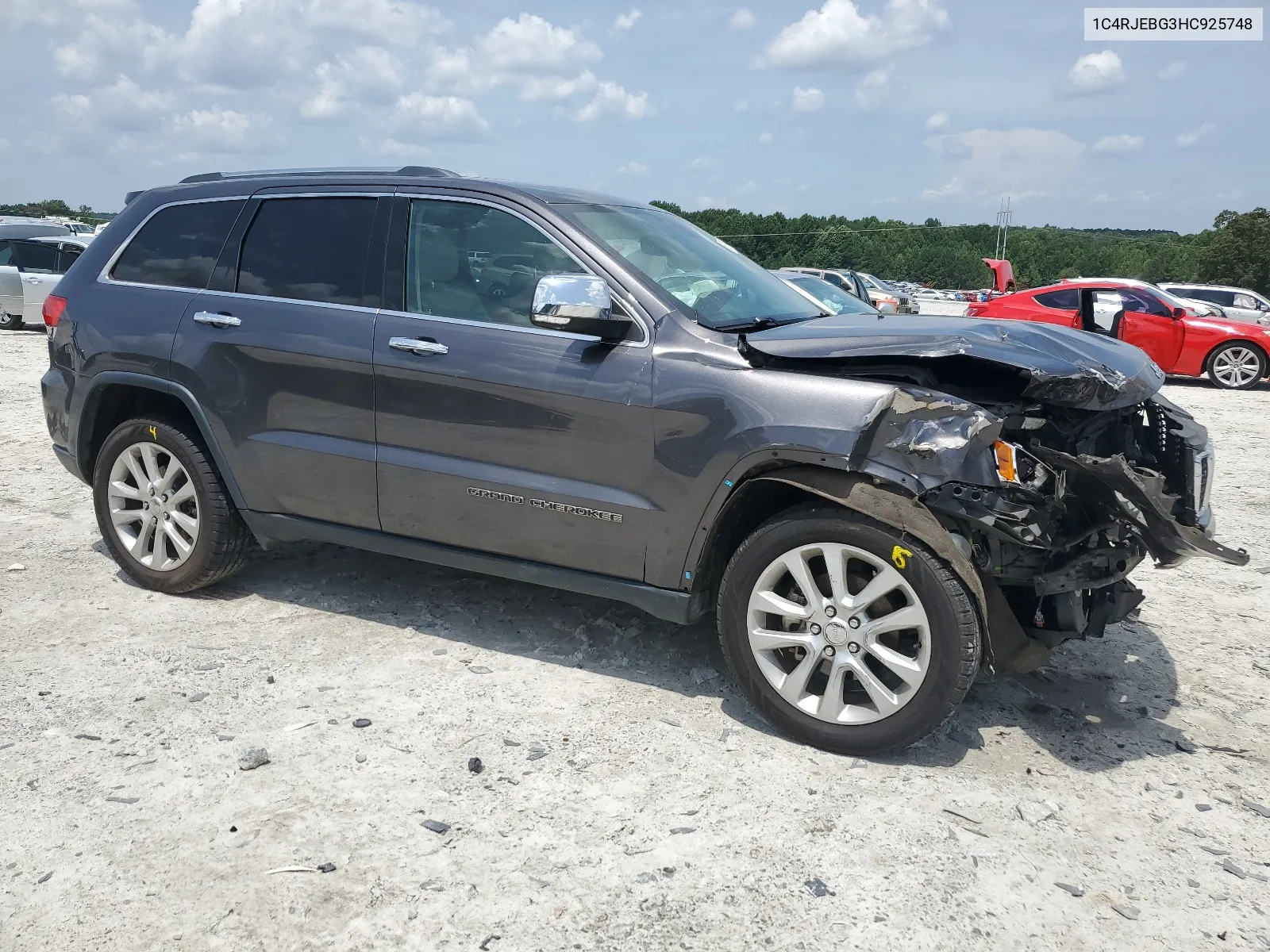 2017 Jeep Grand Cherokee Limited VIN: 1C4RJEBG3HC925748 Lot: 62728524