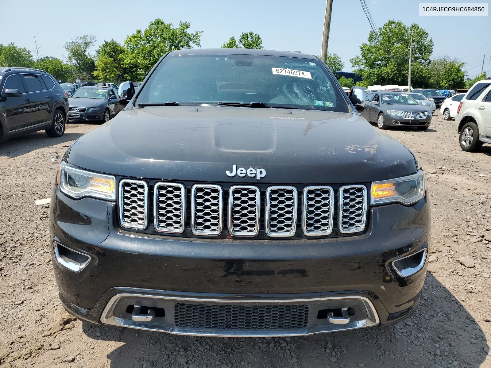 2017 Jeep Grand Cherokee Overland VIN: 1C4RJFCG9HC684850 Lot: 62746974