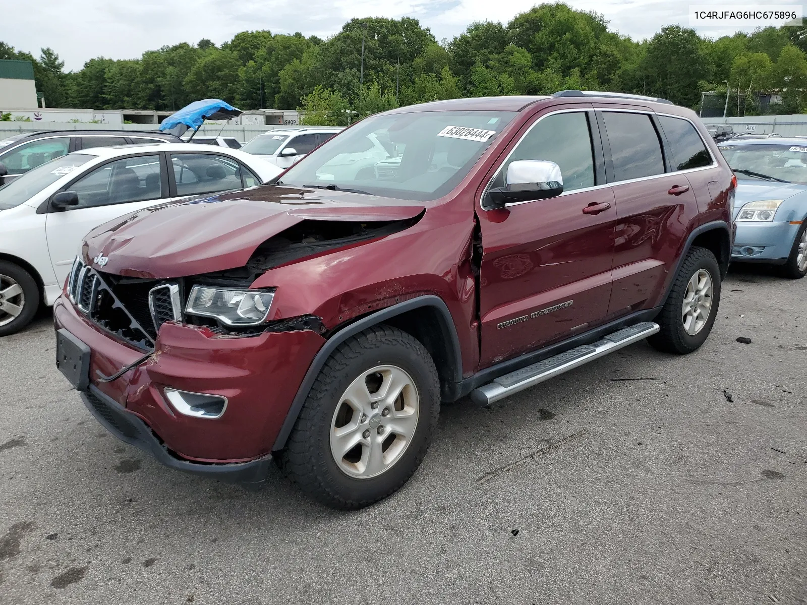 2017 Jeep Grand Cherokee Laredo VIN: 1C4RJFAG6HC675896 Lot: 63028444