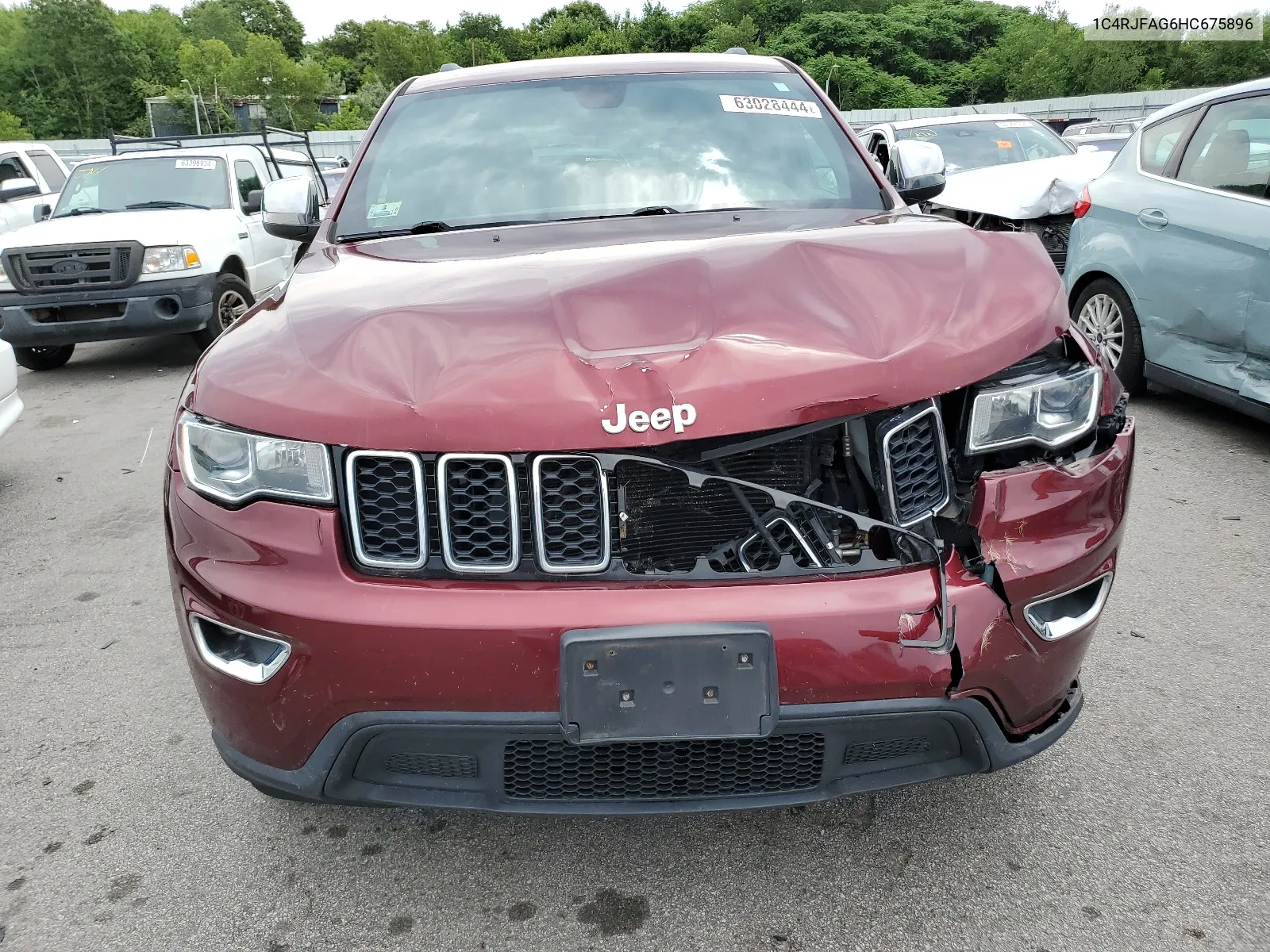 2017 Jeep Grand Cherokee Laredo VIN: 1C4RJFAG6HC675896 Lot: 63028444