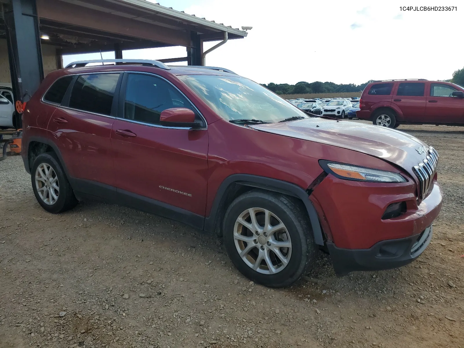 2017 Jeep Cherokee Latitude VIN: 1C4PJLCB6HD233671 Lot: 63148084