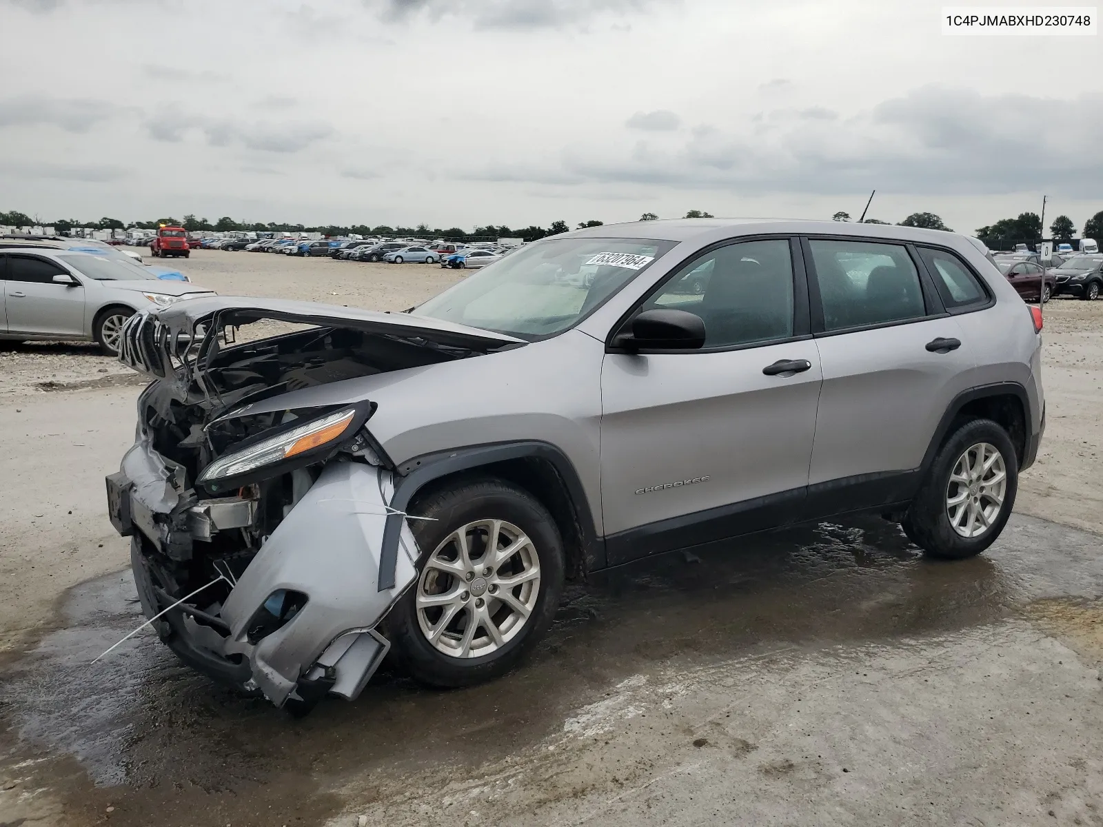 2017 Jeep Cherokee Sport VIN: 1C4PJMABXHD230748 Lot: 63207964