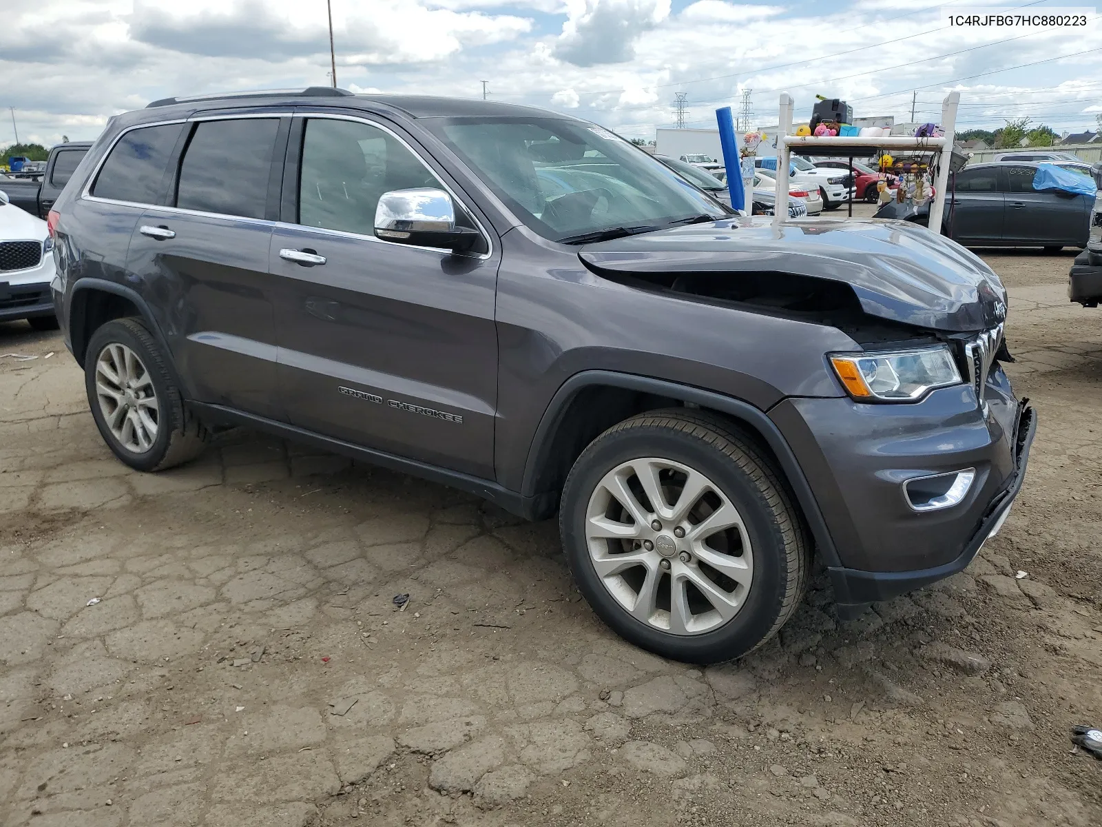 2017 Jeep Grand Cherokee Limited VIN: 1C4RJFBG7HC880223 Lot: 63753524