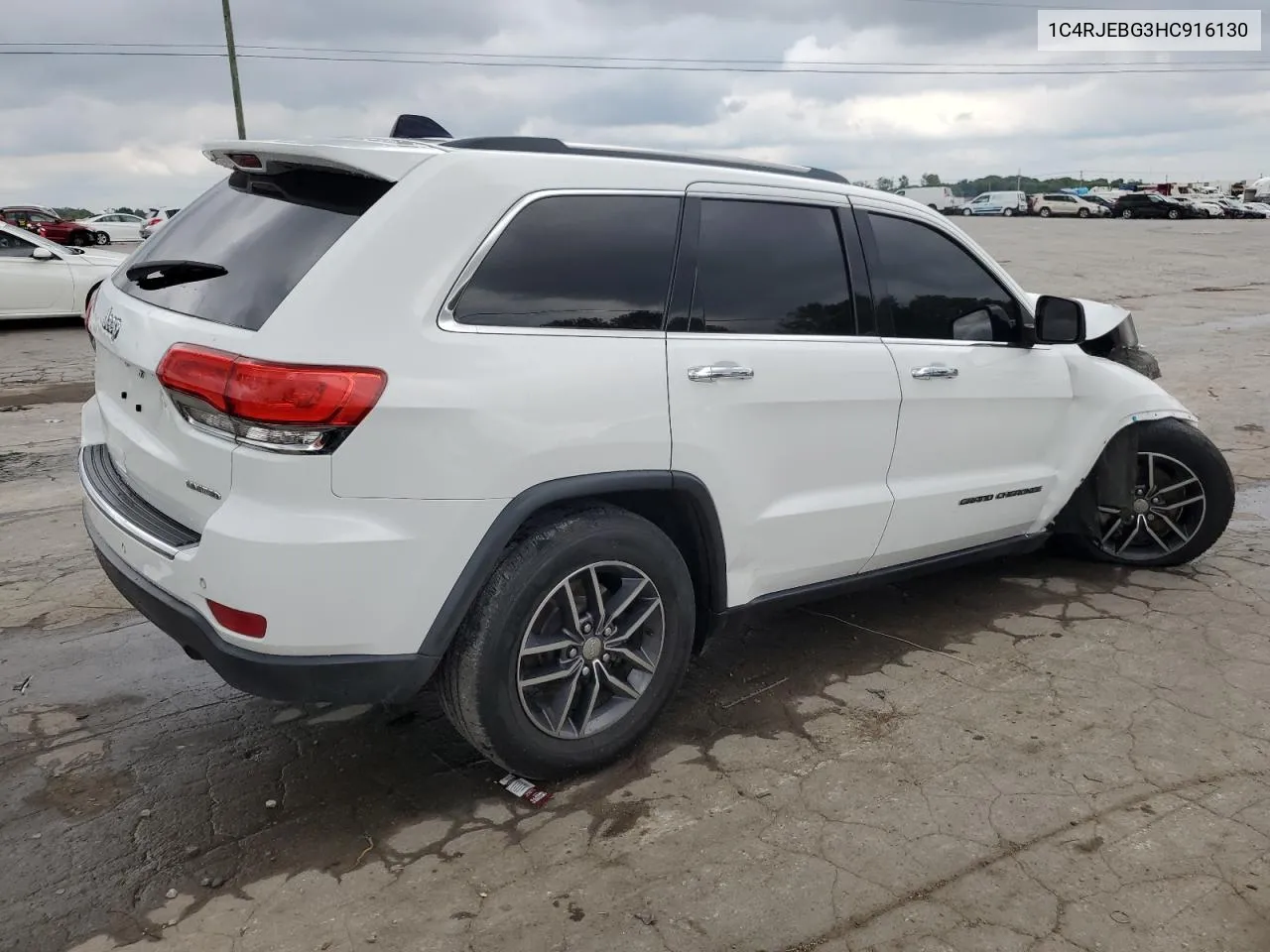 1C4RJEBG3HC916130 2017 Jeep Grand Cherokee Limited