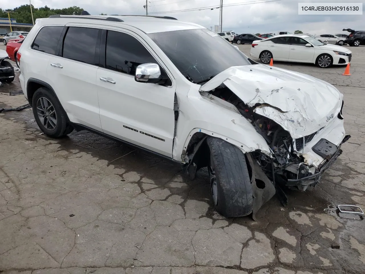 2017 Jeep Grand Cherokee Limited VIN: 1C4RJEBG3HC916130 Lot: 63794534