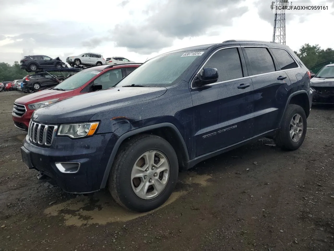 2017 Jeep Grand Cherokee Laredo VIN: 1C4RJFAGXHC959161 Lot: 63871024