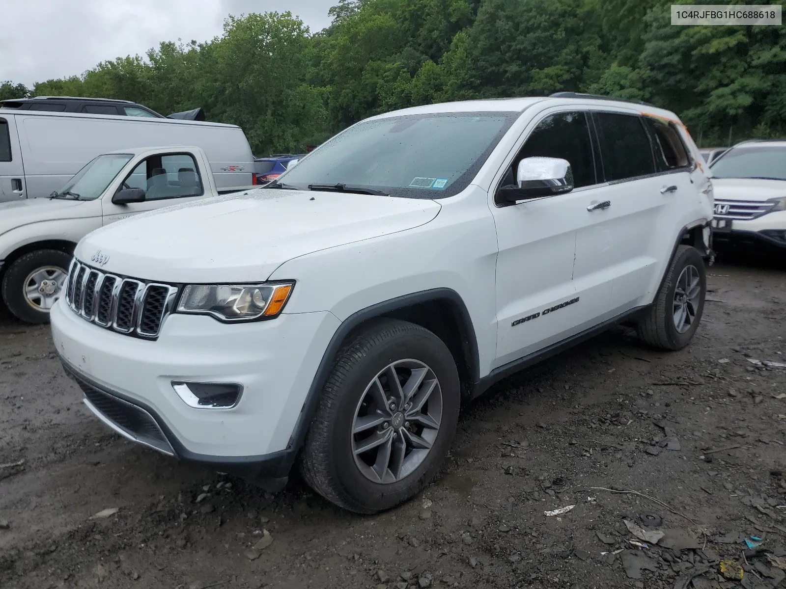 2017 Jeep Grand Cherokee Limited VIN: 1C4RJFBG1HC688618 Lot: 64013874