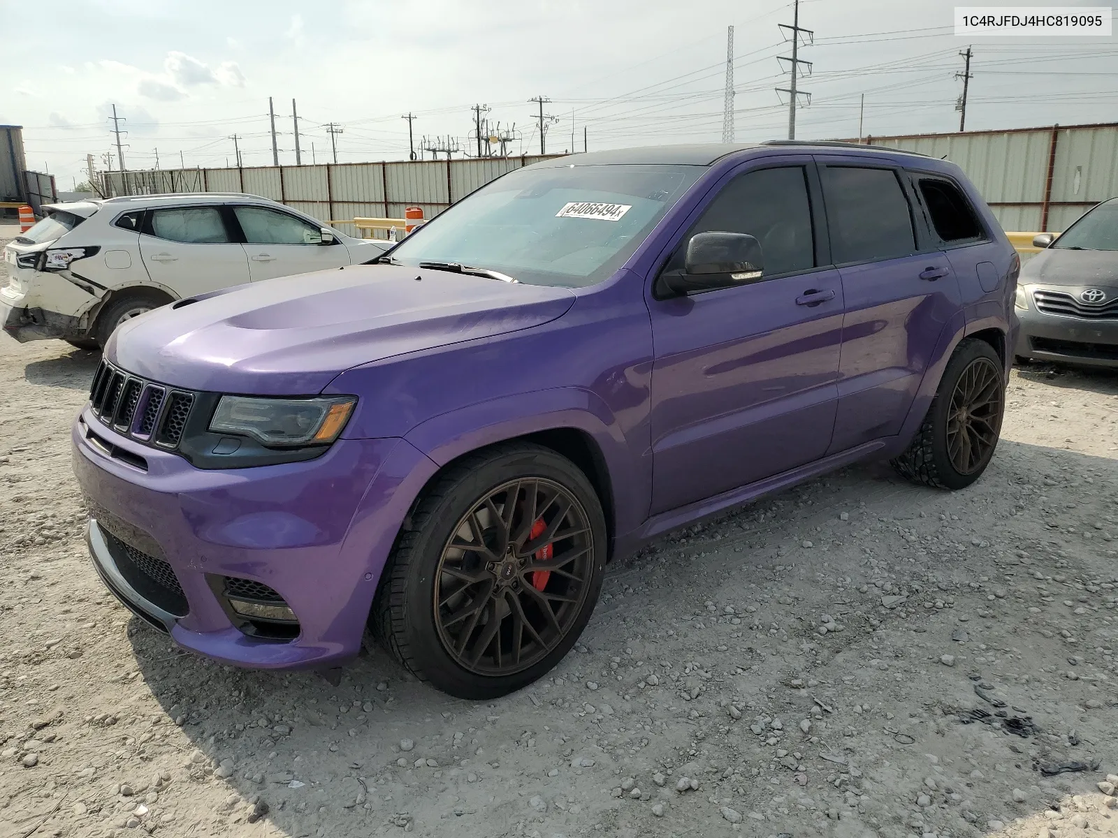 1C4RJFDJ4HC819095 2017 Jeep Grand Cherokee Srt-8