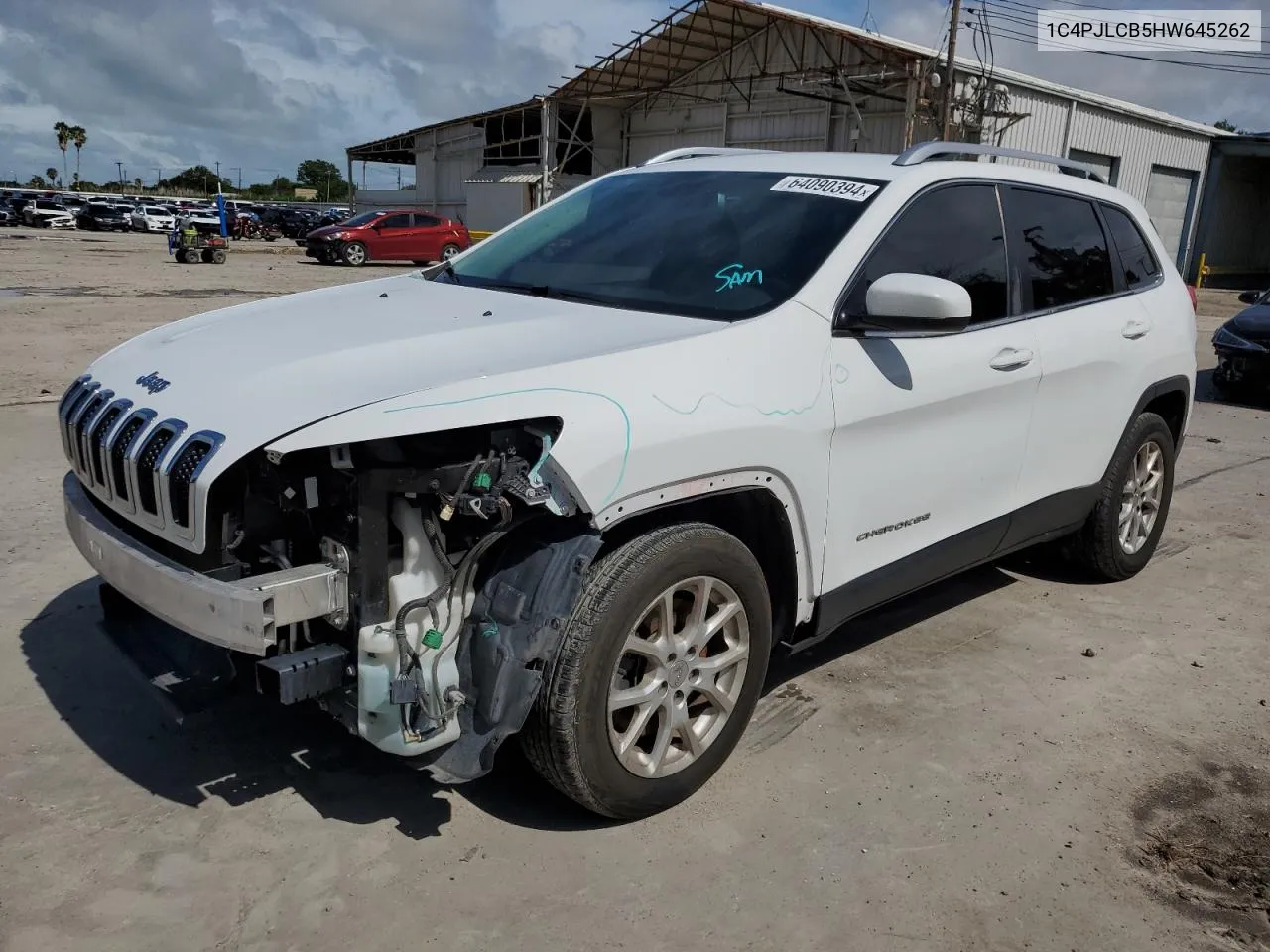 1C4PJLCB5HW645262 2017 Jeep Cherokee Latitude