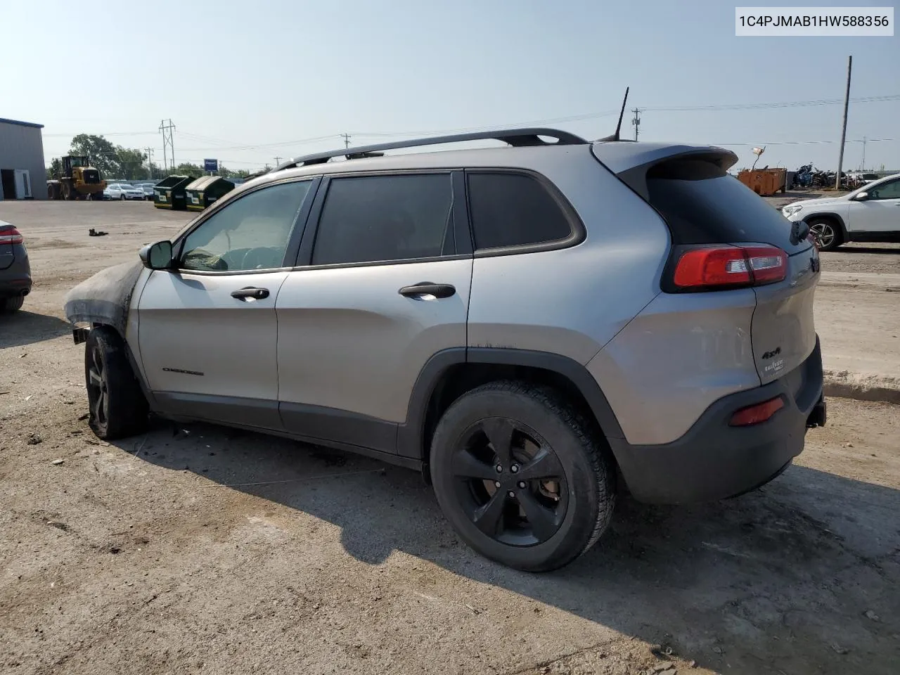 1C4PJMAB1HW588356 2017 Jeep Cherokee Sport