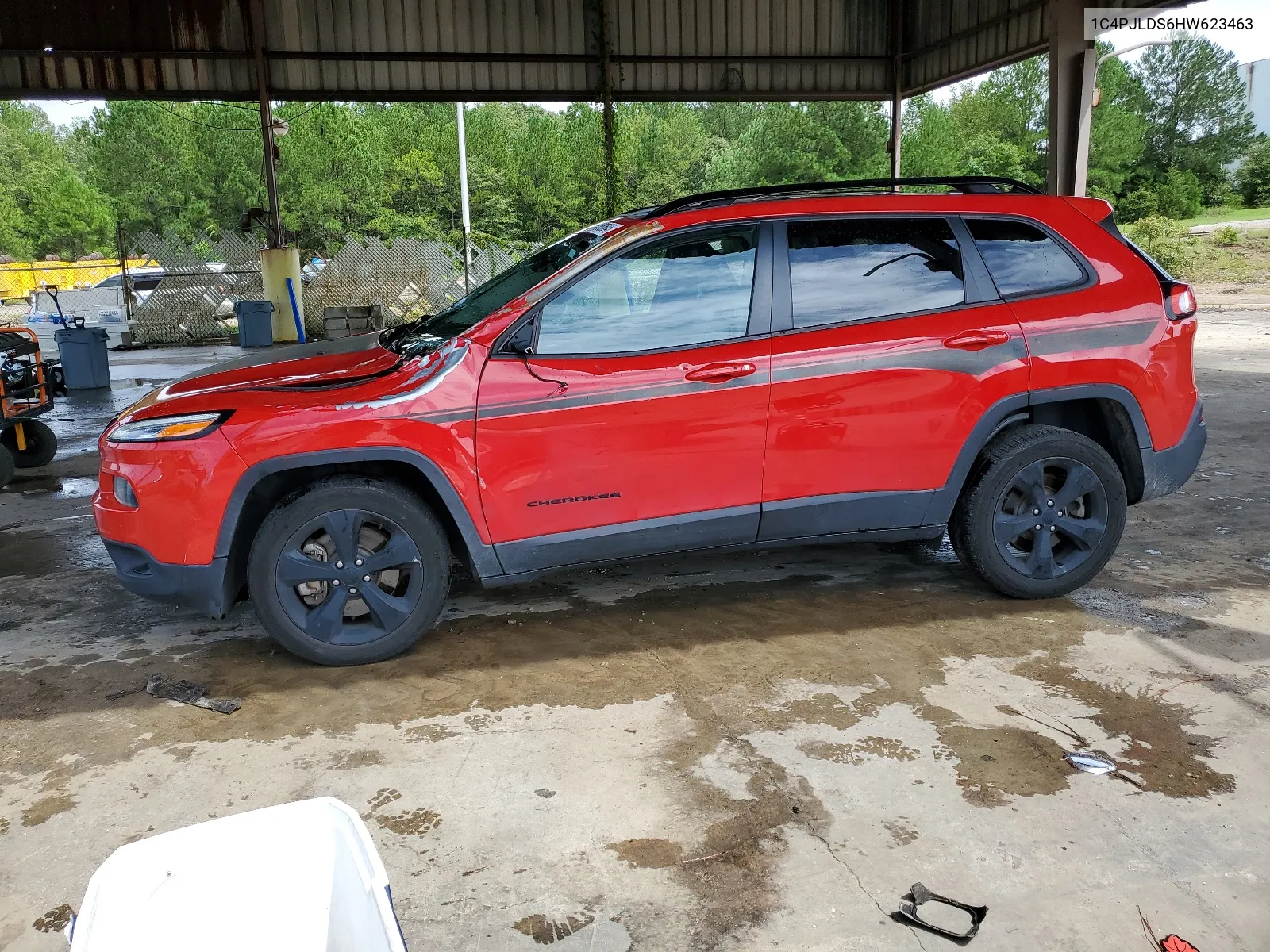 1C4PJLDS6HW623463 2017 Jeep Cherokee Limited