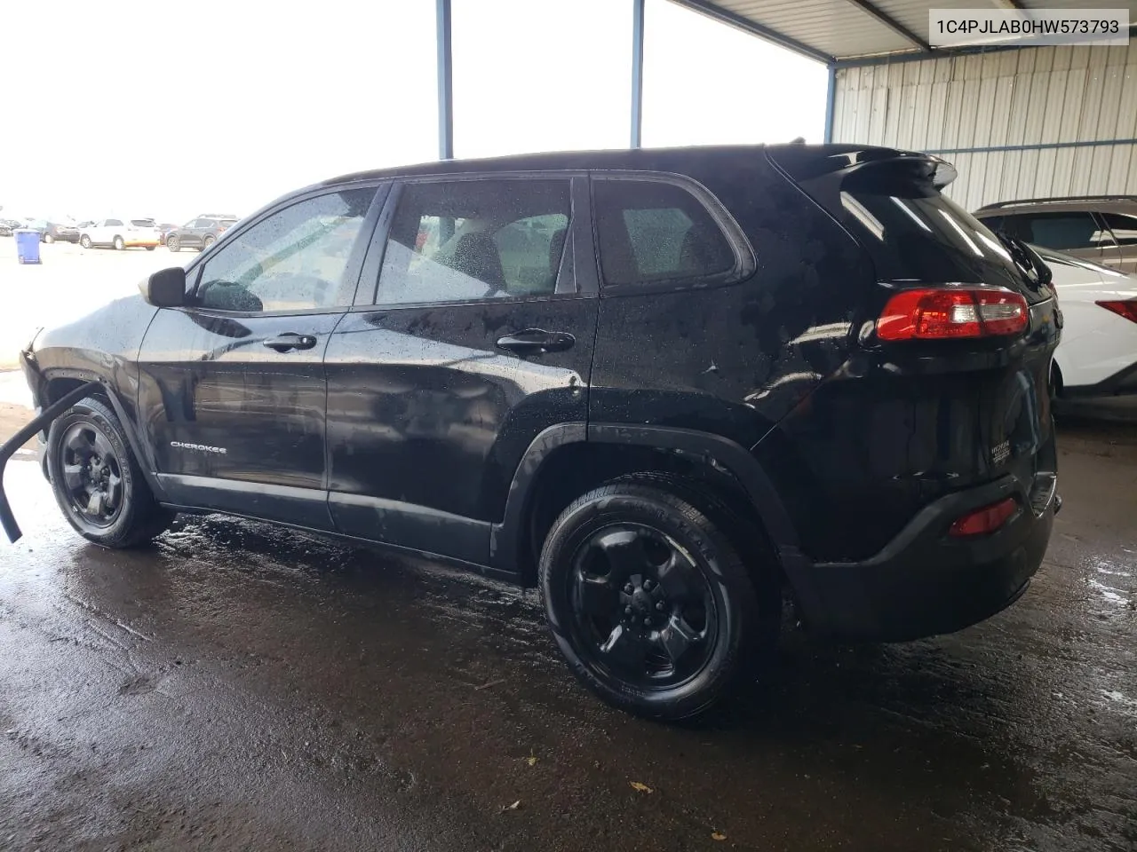 1C4PJLAB0HW573793 2017 Jeep Cherokee Sport