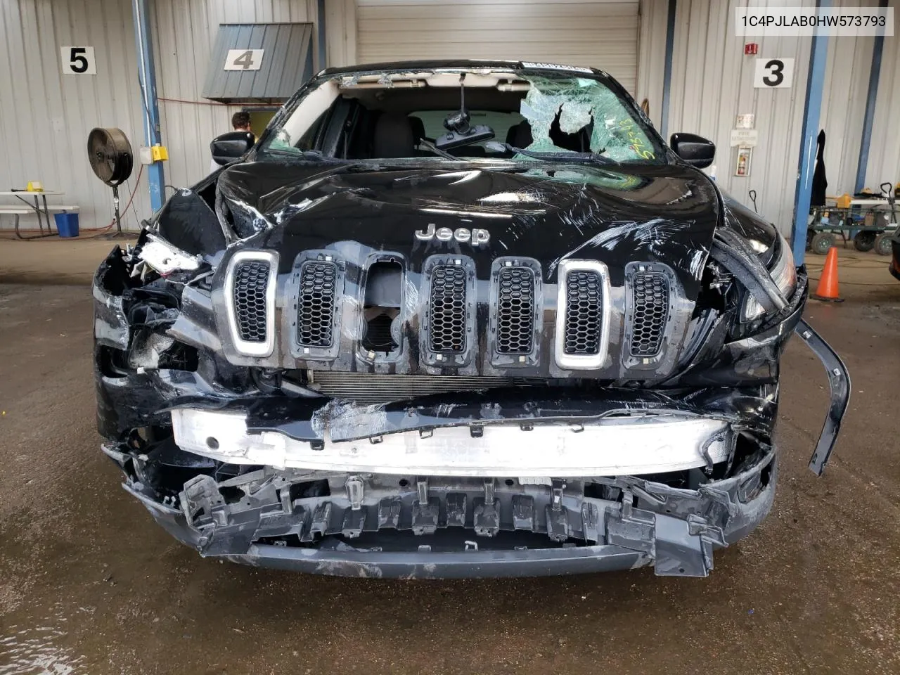 1C4PJLAB0HW573793 2017 Jeep Cherokee Sport