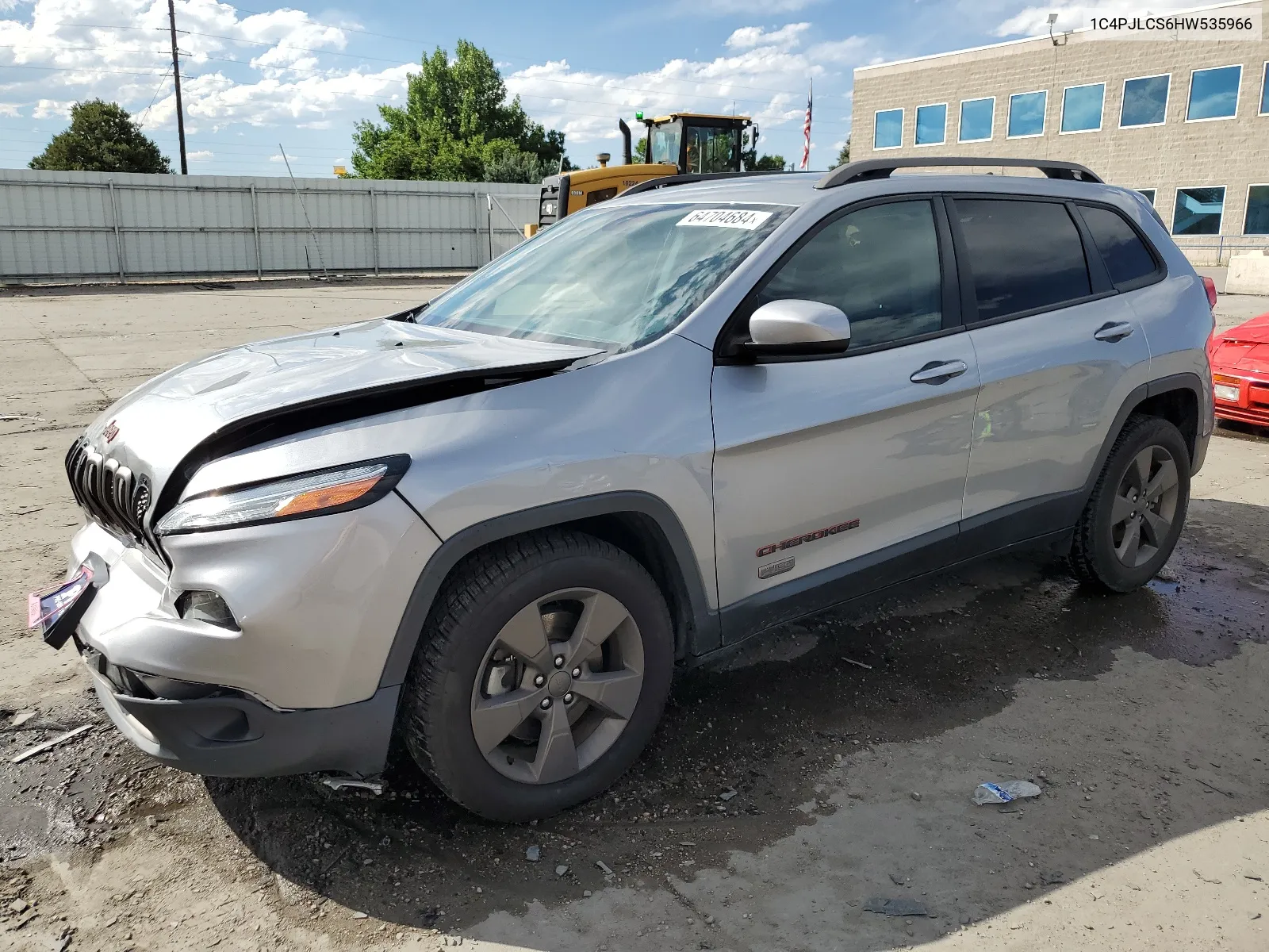 1C4PJLCS6HW535966 2017 Jeep Cherokee Latitude