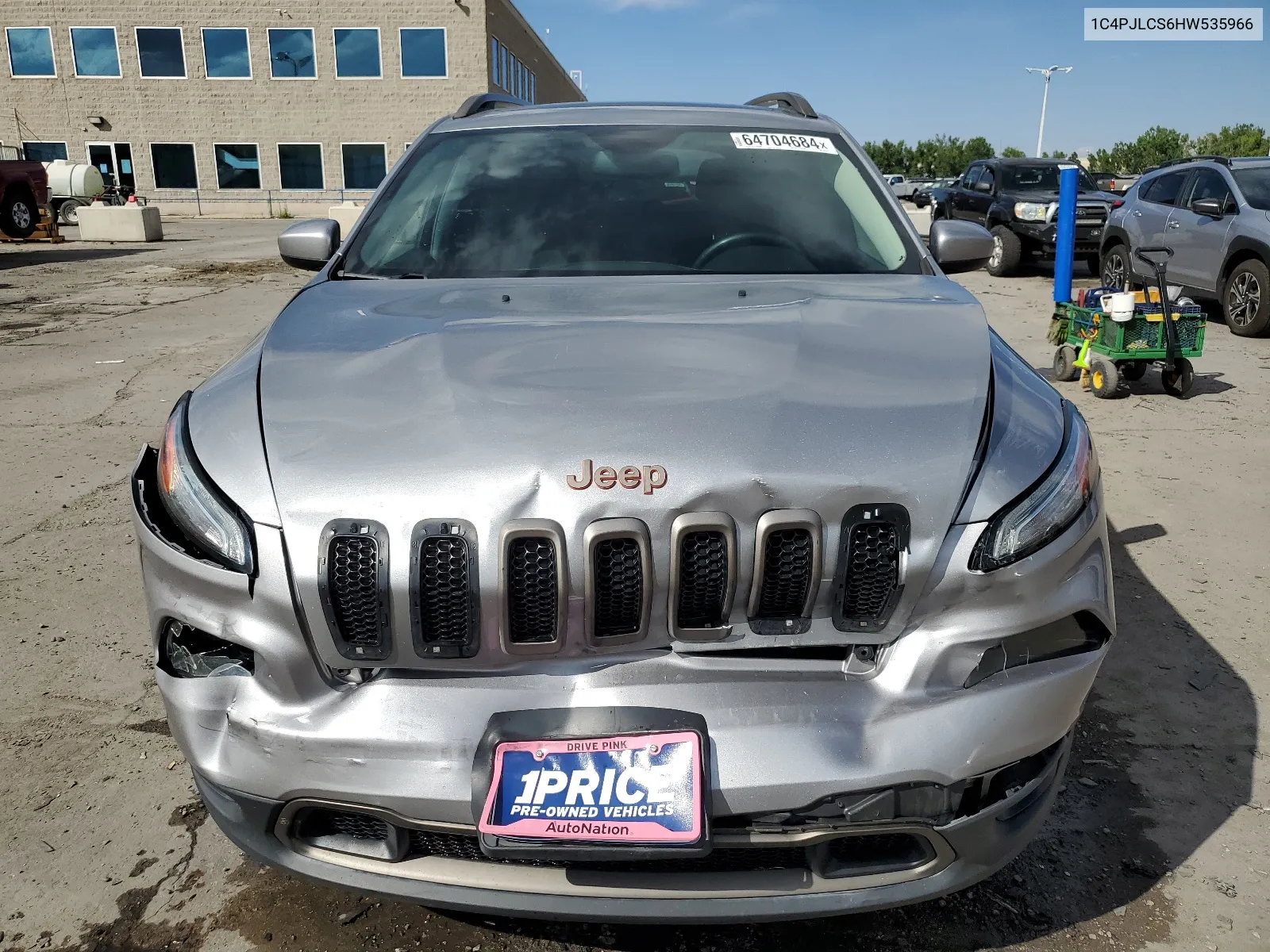 2017 Jeep Cherokee Latitude VIN: 1C4PJLCS6HW535966 Lot: 64704684