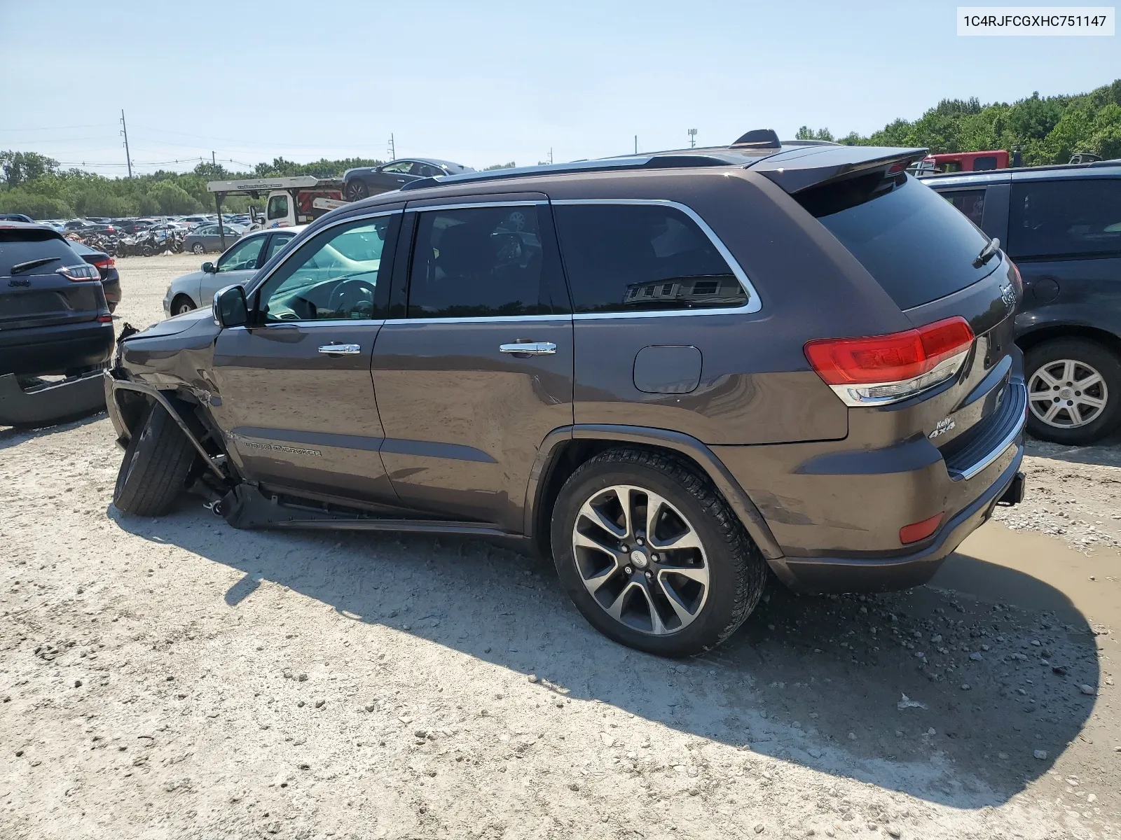 2017 Jeep Grand Cherokee Overland VIN: 1C4RJFCGXHC751147 Lot: 64980094