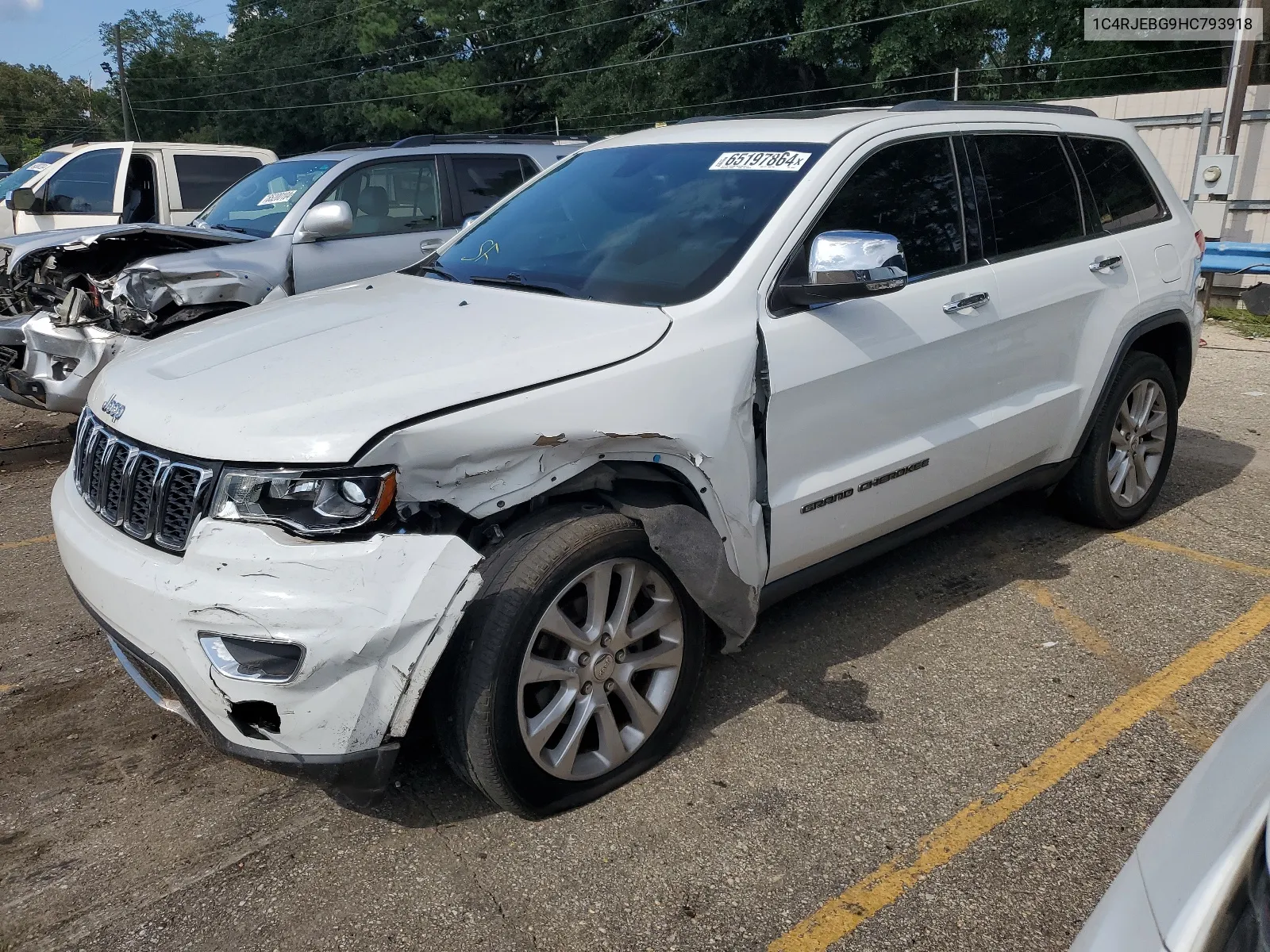 2017 Jeep Grand Cherokee Limited VIN: 1C4RJEBG9HC793918 Lot: 65197864