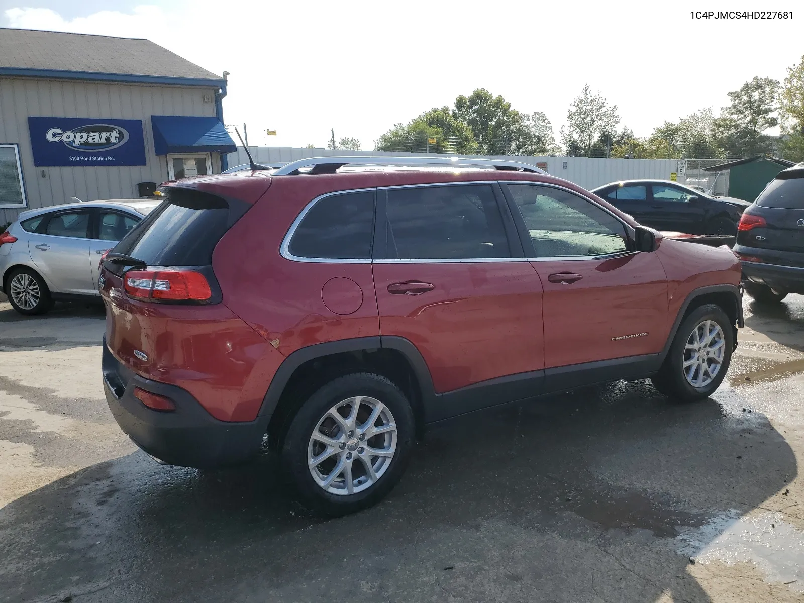 2017 Jeep Cherokee Latitude VIN: 1C4PJMCS4HD227681 Lot: 65198694