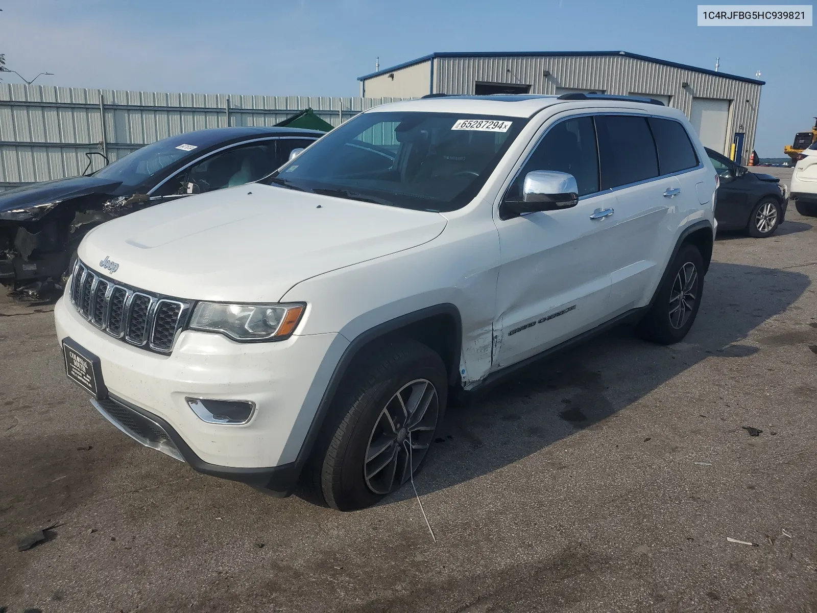 2017 Jeep Grand Cherokee Limited VIN: 1C4RJFBG5HC939821 Lot: 65287294