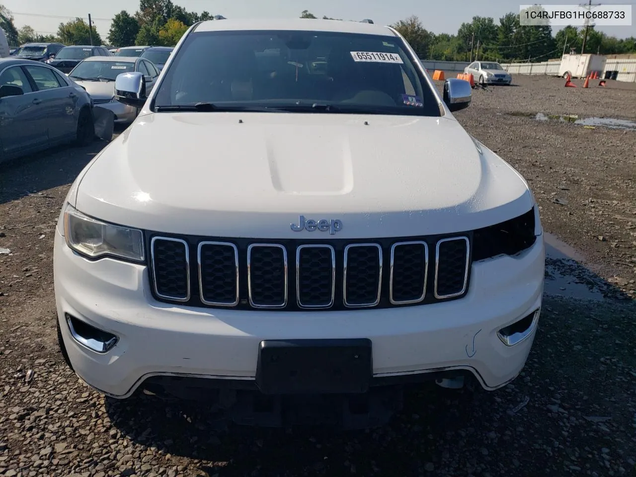 2017 Jeep Grand Cherokee Limited VIN: 1C4RJFBG1HC688733 Lot: 65511914