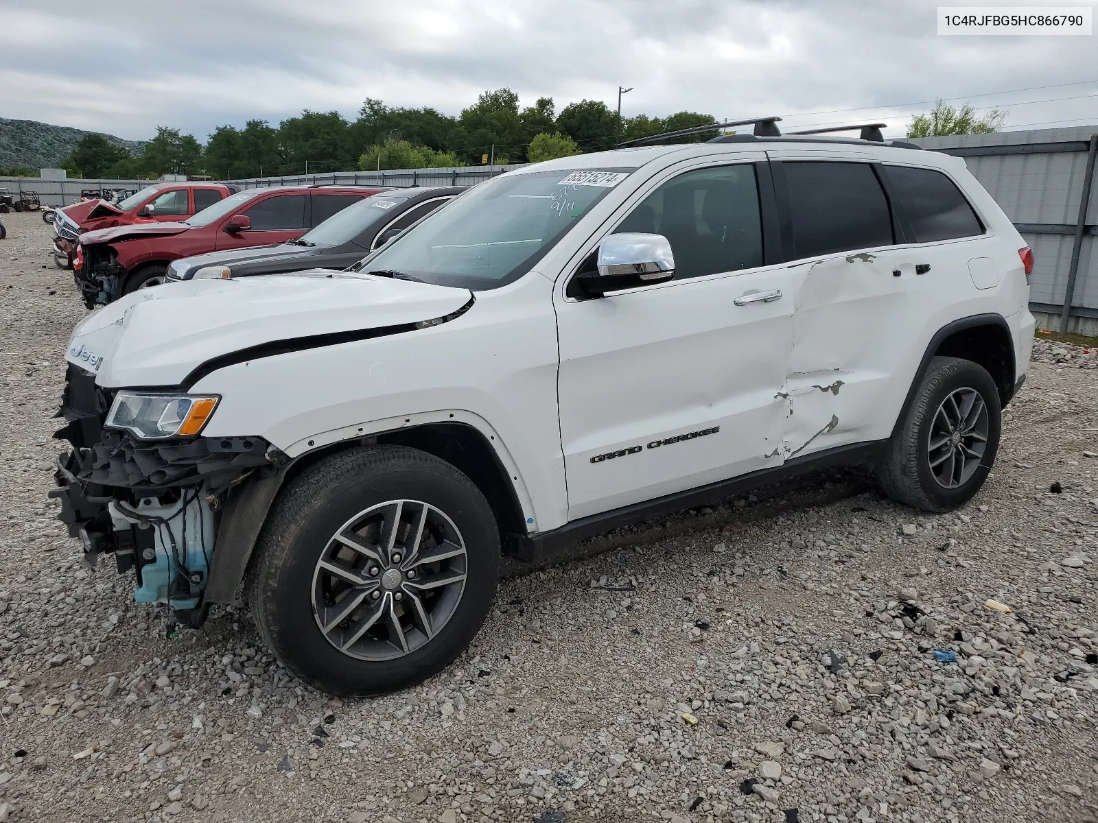 2017 Jeep Grand Cherokee Limited VIN: 1C4RJFBG5HC866790 Lot: 65515274