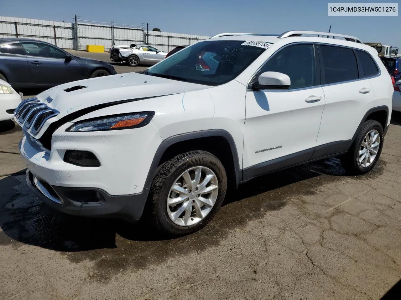 1C4PJMDS3HW501276 2017 Jeep Cherokee Limited