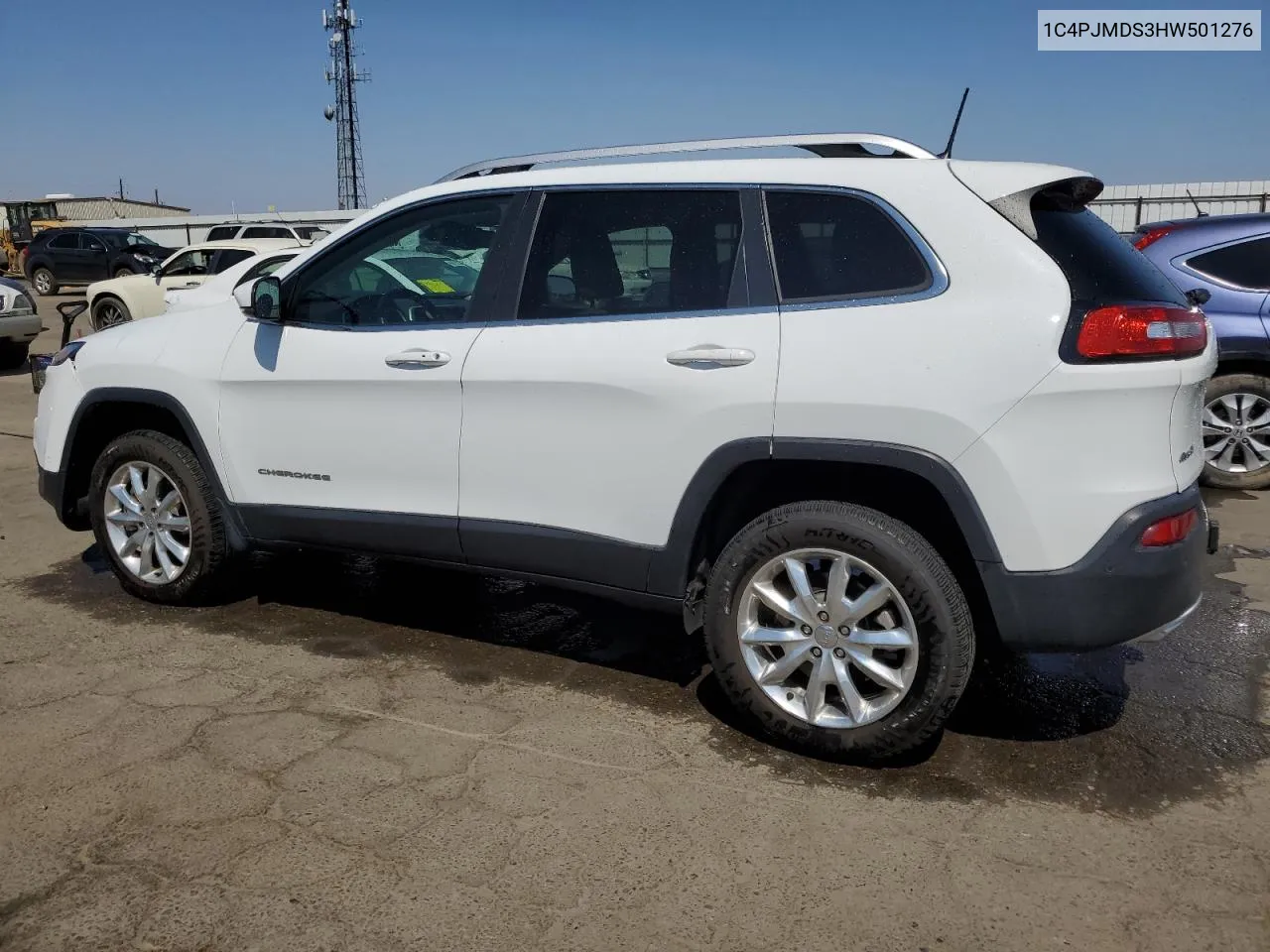 2017 Jeep Cherokee Limited VIN: 1C4PJMDS3HW501276 Lot: 65586754