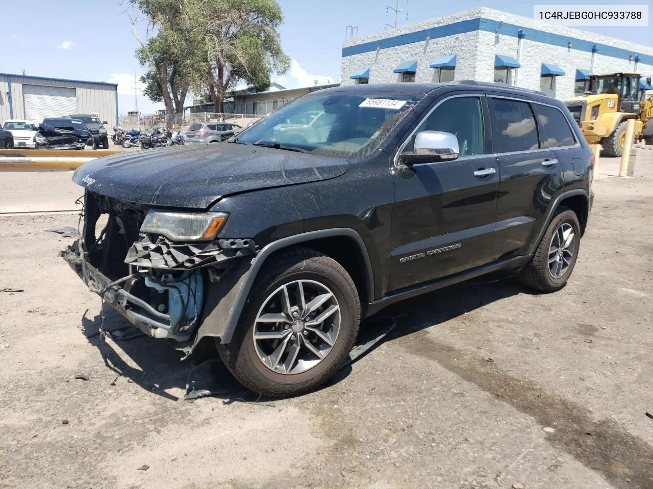 2017 Jeep Grand Cherokee Limited VIN: 1C4RJEBG0HC933788 Lot: 65981134