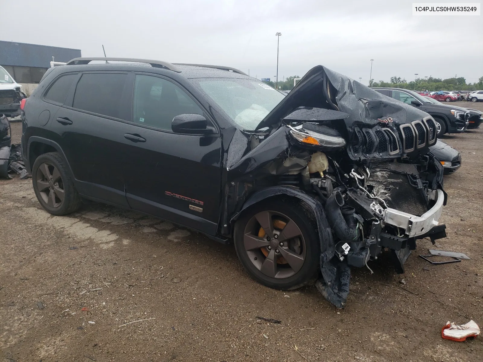 2017 Jeep Cherokee Latitude VIN: 1C4PJLCS0HW535249 Lot: 66235104