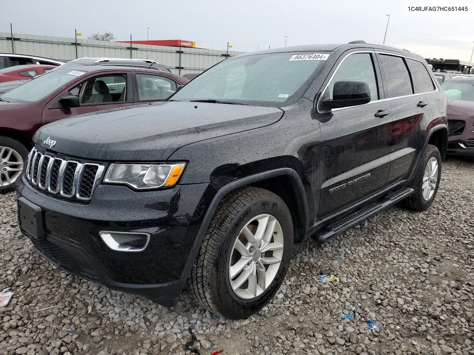 2017 Jeep Grand Cherokee Laredo VIN: 1C4RJFAG7HC651445 Lot: 66376404