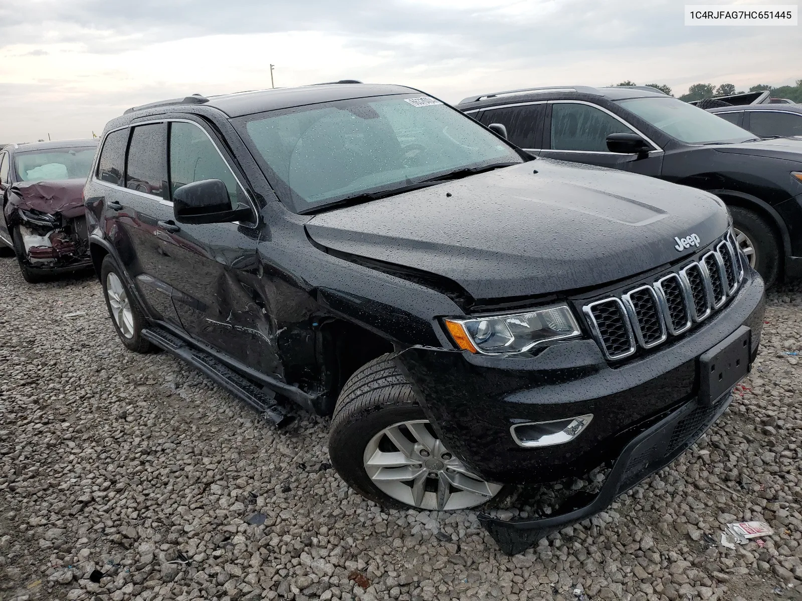 2017 Jeep Grand Cherokee Laredo VIN: 1C4RJFAG7HC651445 Lot: 66376404