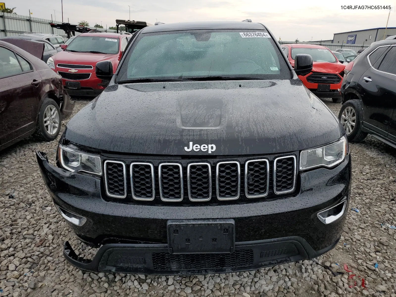 2017 Jeep Grand Cherokee Laredo VIN: 1C4RJFAG7HC651445 Lot: 66376404