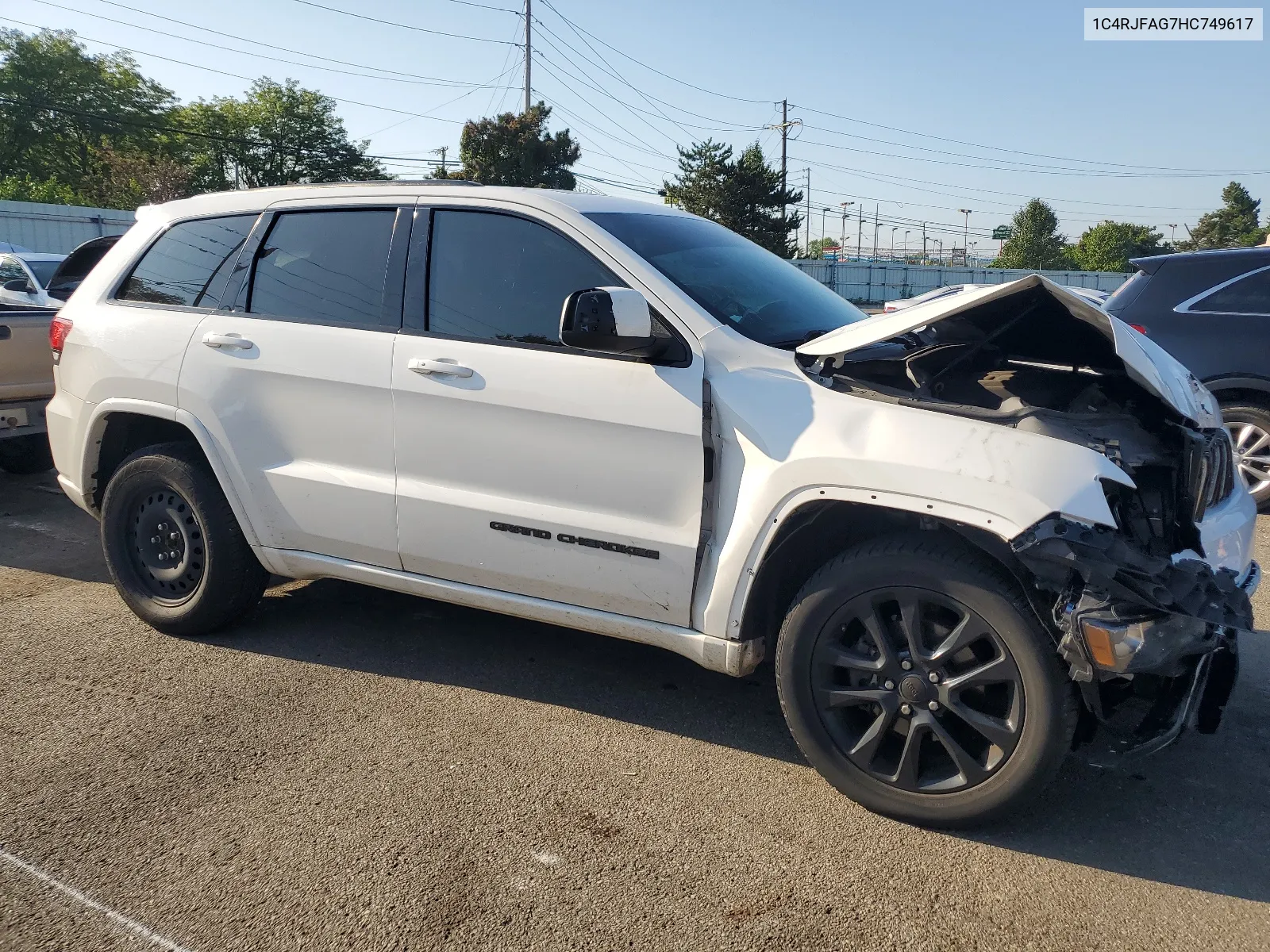 2017 Jeep Grand Cherokee Laredo VIN: 1C4RJFAG7HC749617 Lot: 66472804