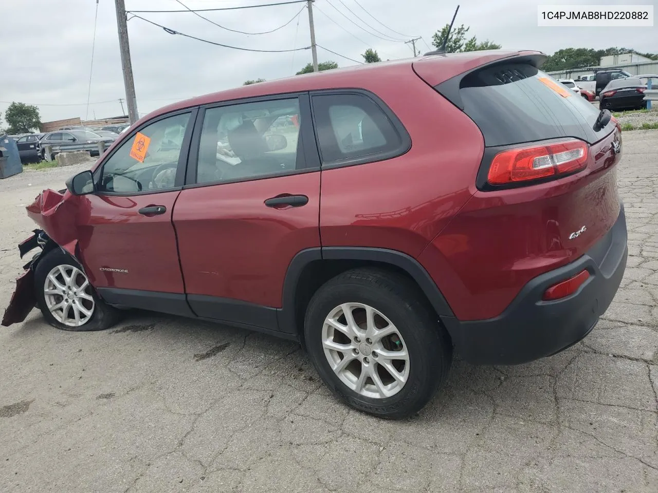 2017 Jeep Cherokee Sport VIN: 1C4PJMAB8HD220882 Lot: 66530974