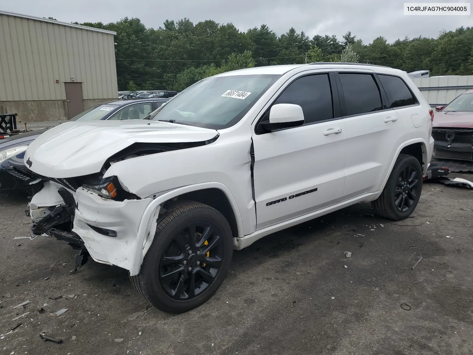 2017 Jeep Grand Cherokee Laredo VIN: 1C4RJFAG7HC904005 Lot: 66571484